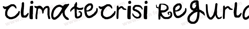 climatecrisi Regurlar字体转换